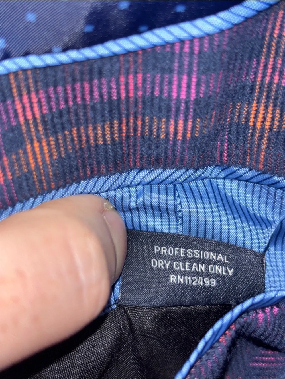 Tailorbyrd Men's Multicolor Purple Plaid Corduroy Blazer – 42R